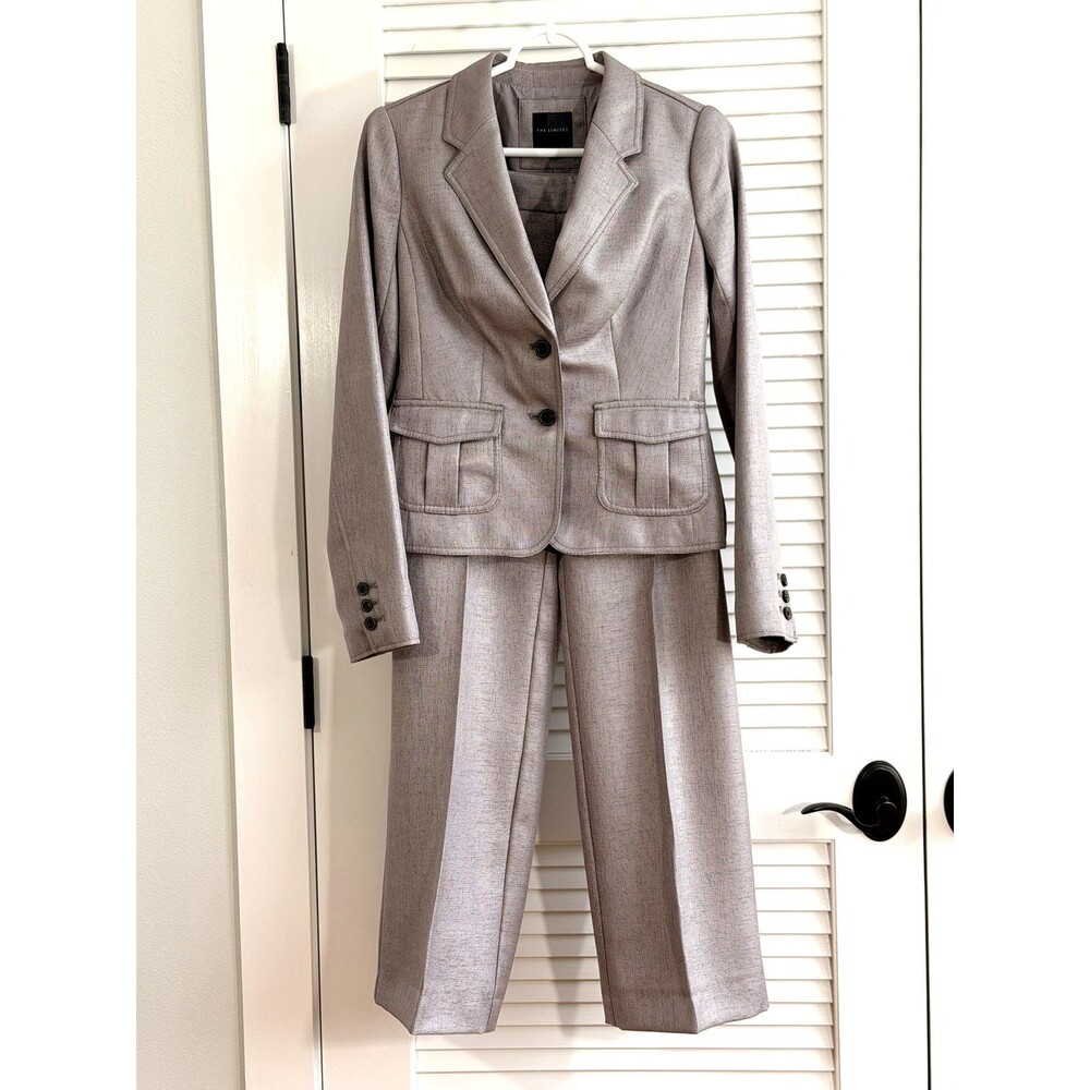 The Limited Women’s Pants Suit Size 0 XS Mauve Blazer Cassidy Fit Trousers